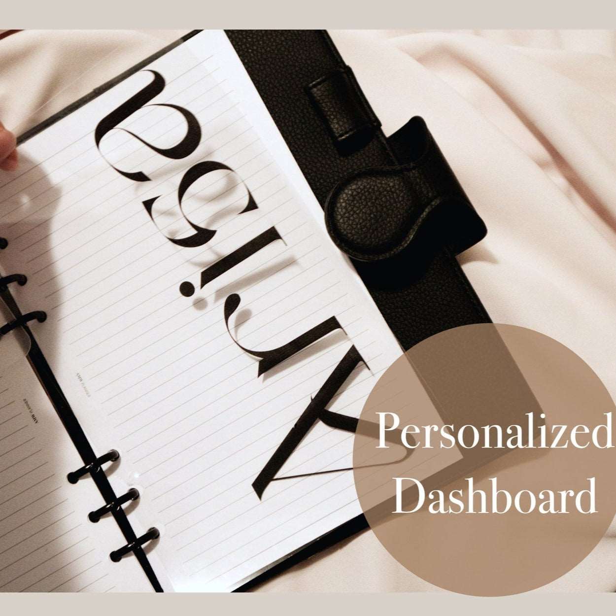 Personalized Dashboard | Large text