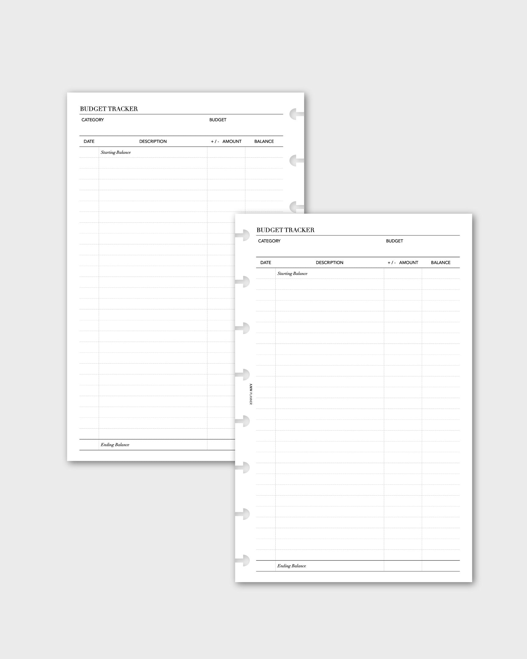 Budget Tracker | Cash Envelope System Inserts