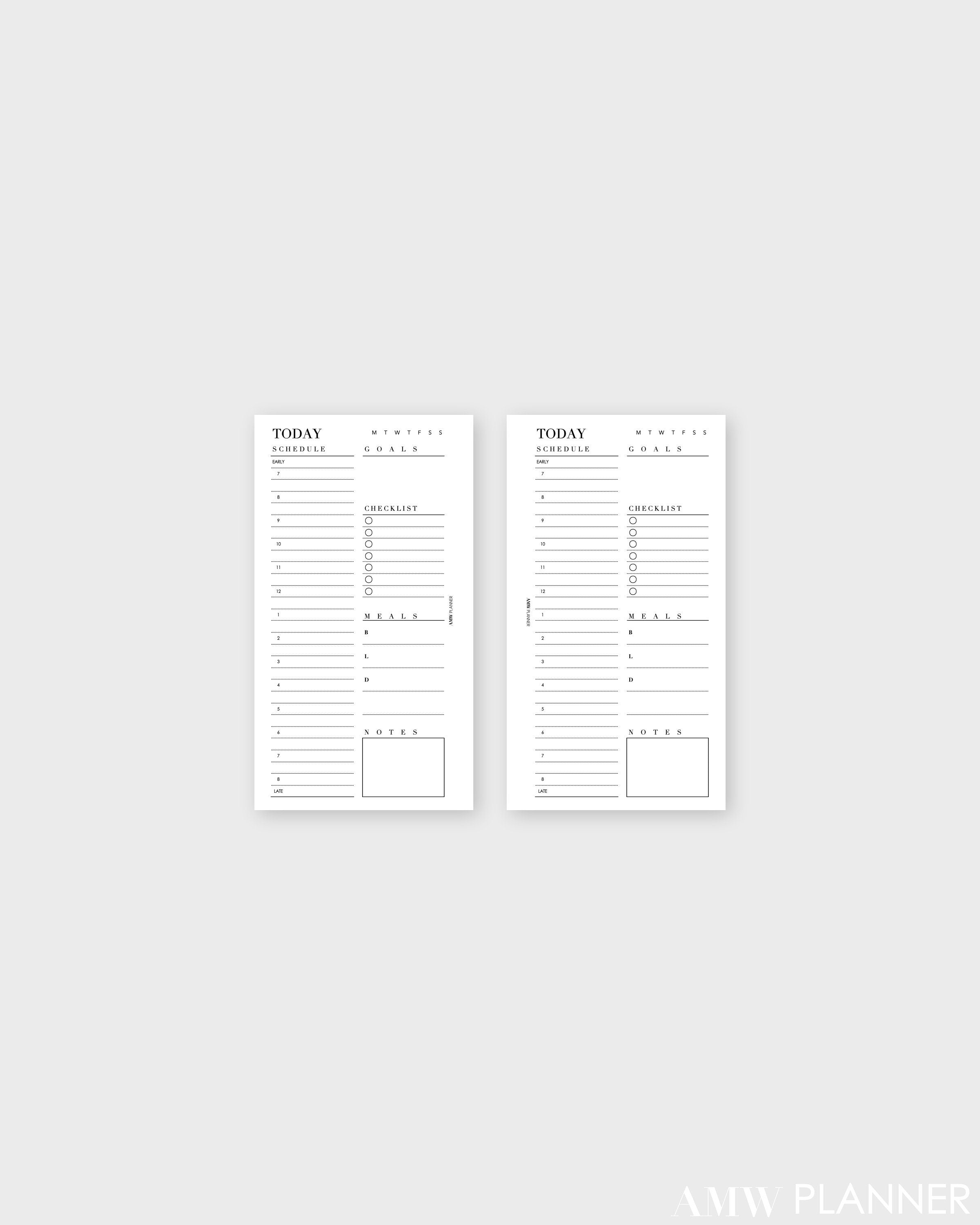 Daily Planner | Undated